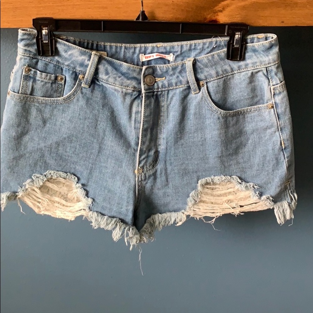 High rise shortie shorts!